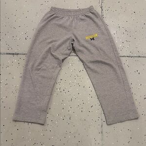 Michigan Wolverines sweatpants baggy color Grey
